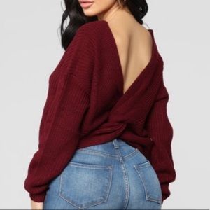 Twist sweater